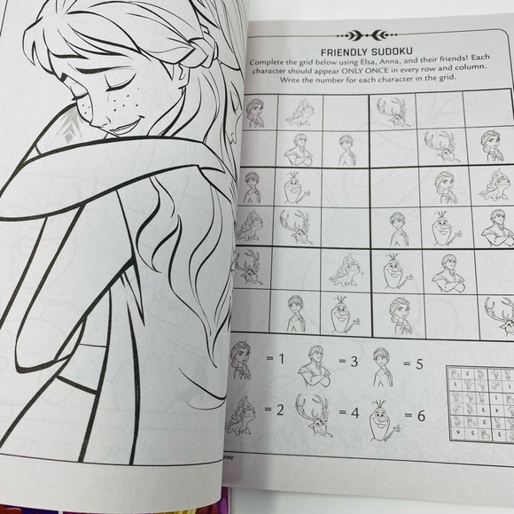 Disney Princess and LOL Surprise Jumbo Coloring Activity Books - Picture 4 of 6